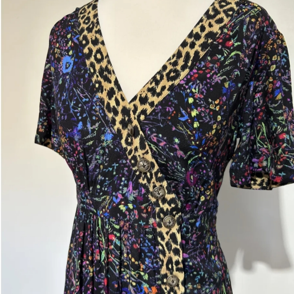 Maeve Anthropologie Size 4 Faux Wrap Dress